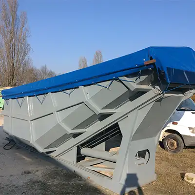 bâche à benne