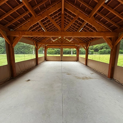 Bâche entourage extérieur