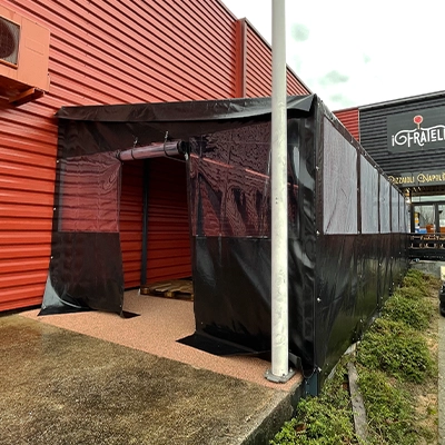 Bâche entourage extérieur