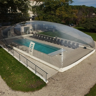 bâche structurelle et architecturale piscine